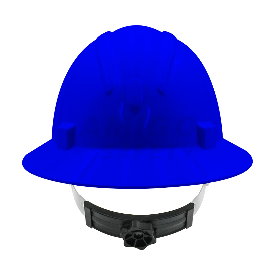 Casco Ala Ancha con Suspensión Matraca de 4 Puntos LAMIRA Azul AS-4460 ... - 2